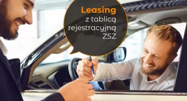 Leasing z auta tablicą rejestracyjną ZSZ? To możliwe!