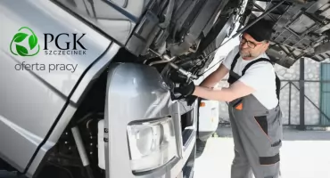 Praca. PGK Szczecinek zatrudni mechanika pojazdów ciężarowych, elektromechanika