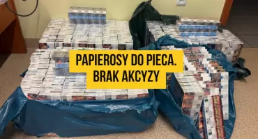 Blisko 9 tysięcy paczek papierosów w samochodzie. Zatrzymano 46-latka z Barwic