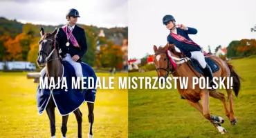 Tata i córka z medalami jeździeckich Mistrzostw Polski!