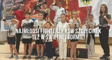 Najmłodsi wojownicy z KSW Szczecinek ze świetnymi występami w Wałczu