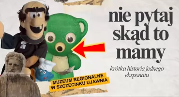 Metalowy parowóz i gablota z historią za 5 złotych