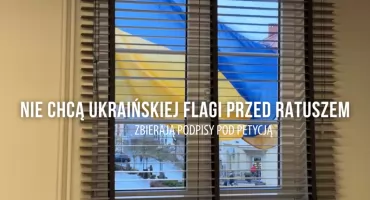 Mówią „nie” ukraińskiej fladze przed ratuszem. Zbierają podpisy