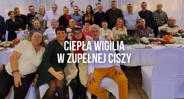Wigilia w języku migowym. Spotkanie osób niesłyszących w Karolince