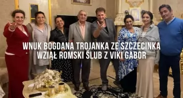 Wnuk Bogdana Trojanka wziął romski ślub z Viki Gabor