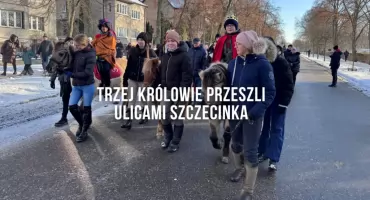 Trzej Królowie na kucykach. Orszak w Szczecinku