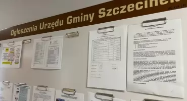 Wójt Gminy Szczecinek. Wywieszone wykazy nieruchomości