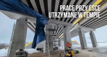 Budowa S11 nie zwolniła. Zima prawie nie ma znaczenia