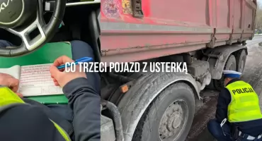 Tragiczny stan ciężarówek i busów. Wyniki policyjnej łapanki po prostu smutne